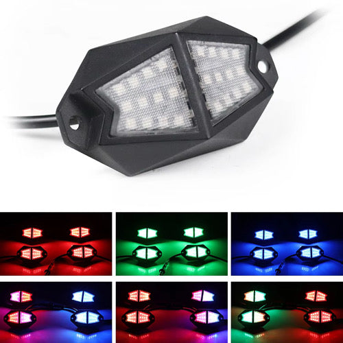 8PC ROCKLIGHTS RGBW