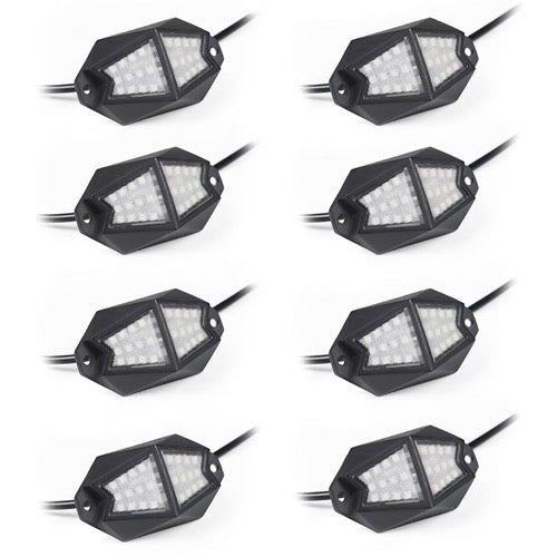 8PC ROCKLIGHTS RGBW